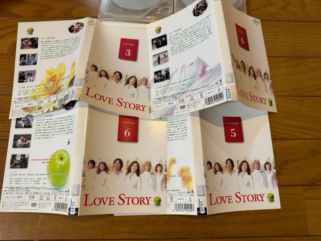 中古●LOVE STORY 全⑥巻セット 中山美穂 優香 加藤晴彦 豊川悦司