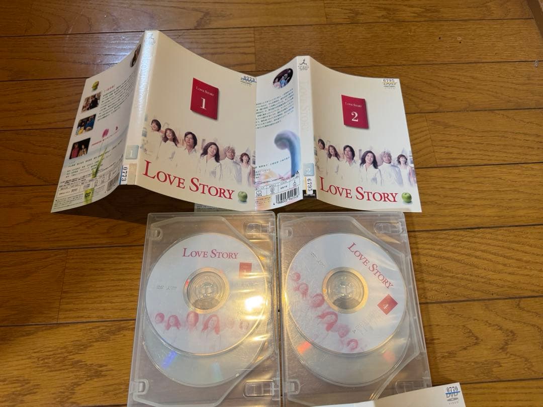 中古●LOVE STORY 全⑥巻セット 中山美穂 優香 加藤晴彦 豊川悦司