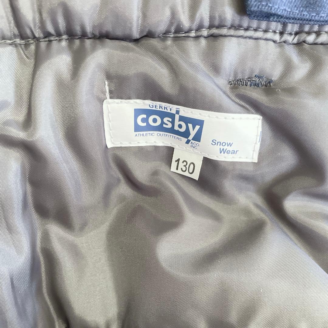 cosby スキーウェア 上下セット 130 女の子 水色 ネイビー