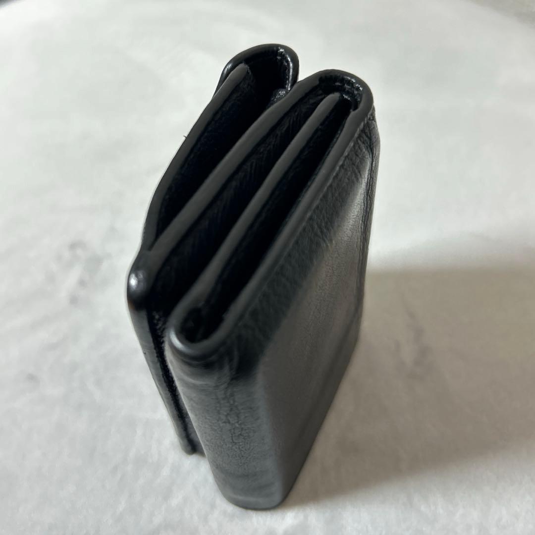 【美品】 BALENCIAGA バレンシアガ ペーパー ミニ ウォレット 黒