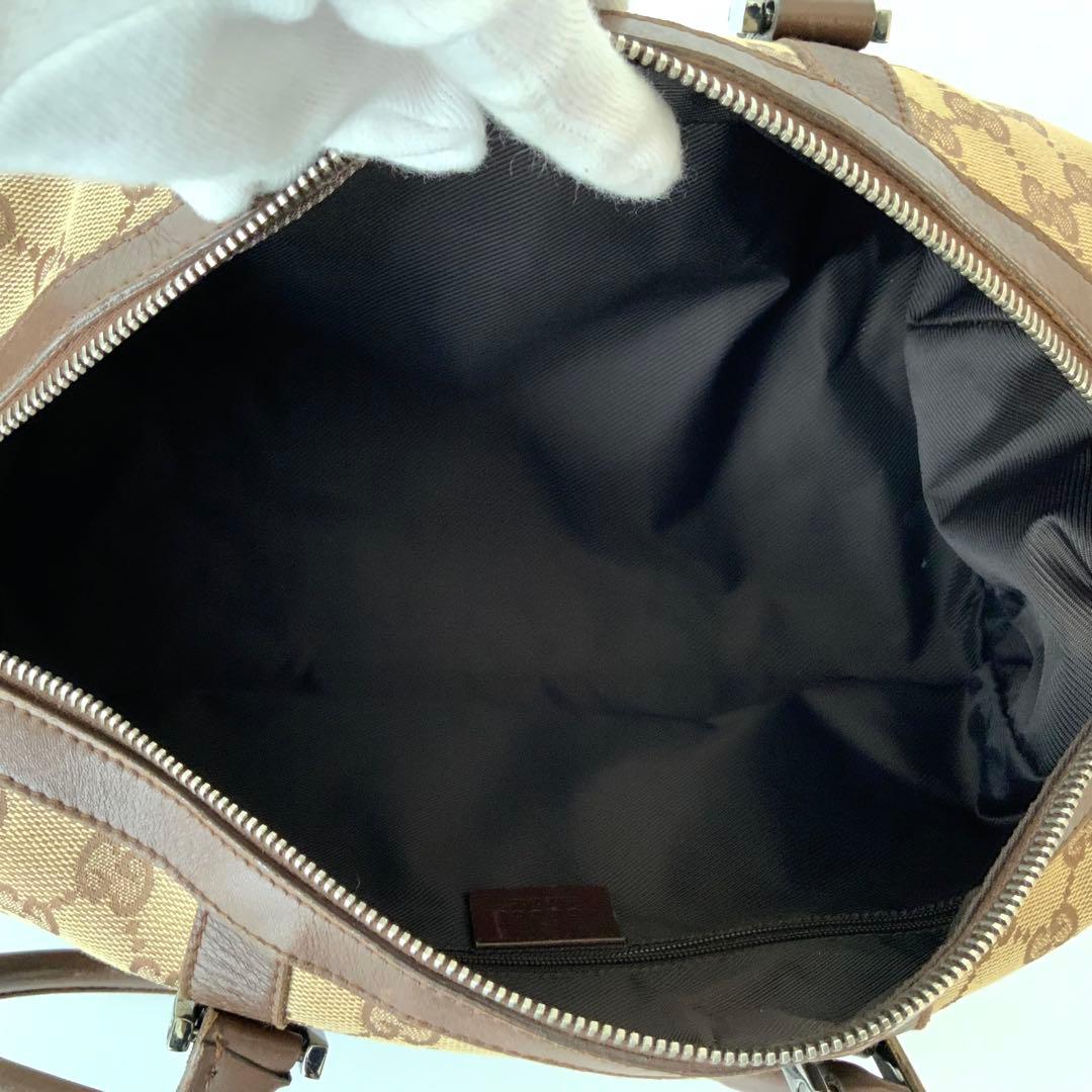 MI5882 GUCCI グッチ シェリーライン ボストンバッグ キャンバス