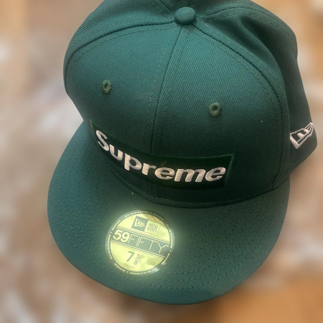 Supreme 59FIFTY グリーンキャップ