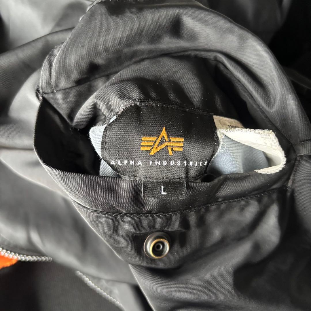 ALPHA INDUSTRIES アルファインダストリーズMA-1 ブラック L