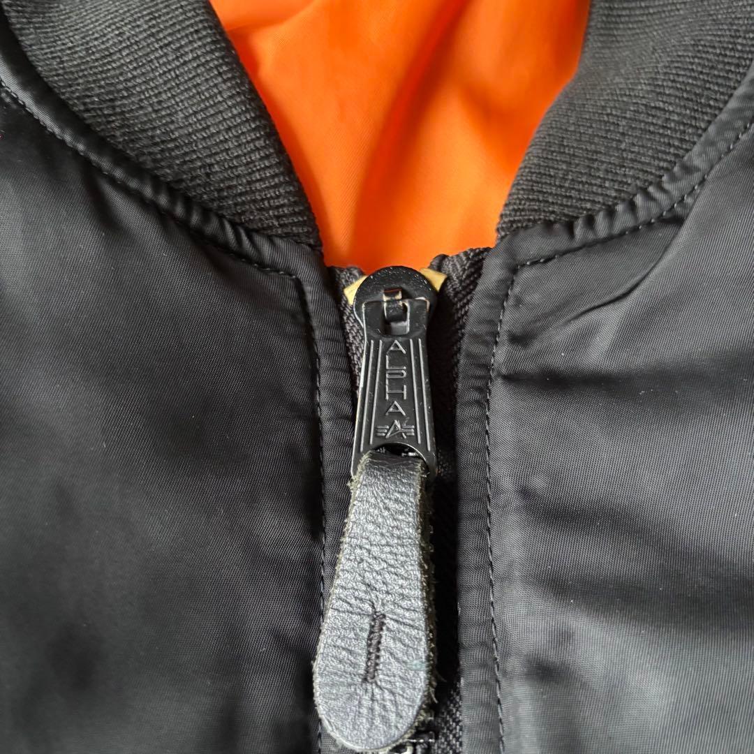 ALPHA INDUSTRIES アルファインダストリーズMA-1 ブラック L