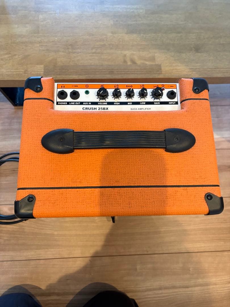 オレンジ ベースアンプ CRASH25BX 中古