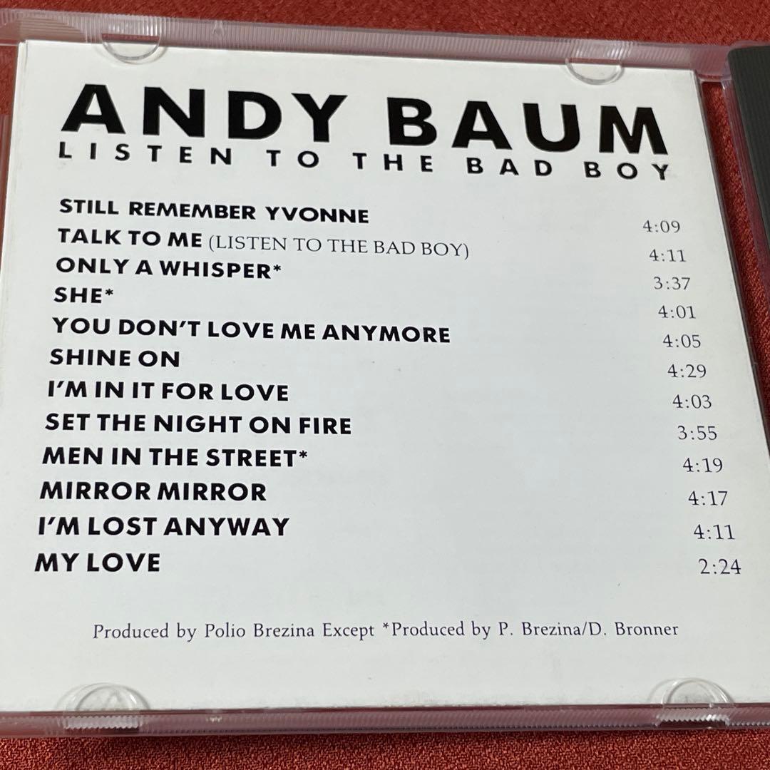 AOR,メロハー◆ANDY BAUM/LISTEN TO THE BAD BOY