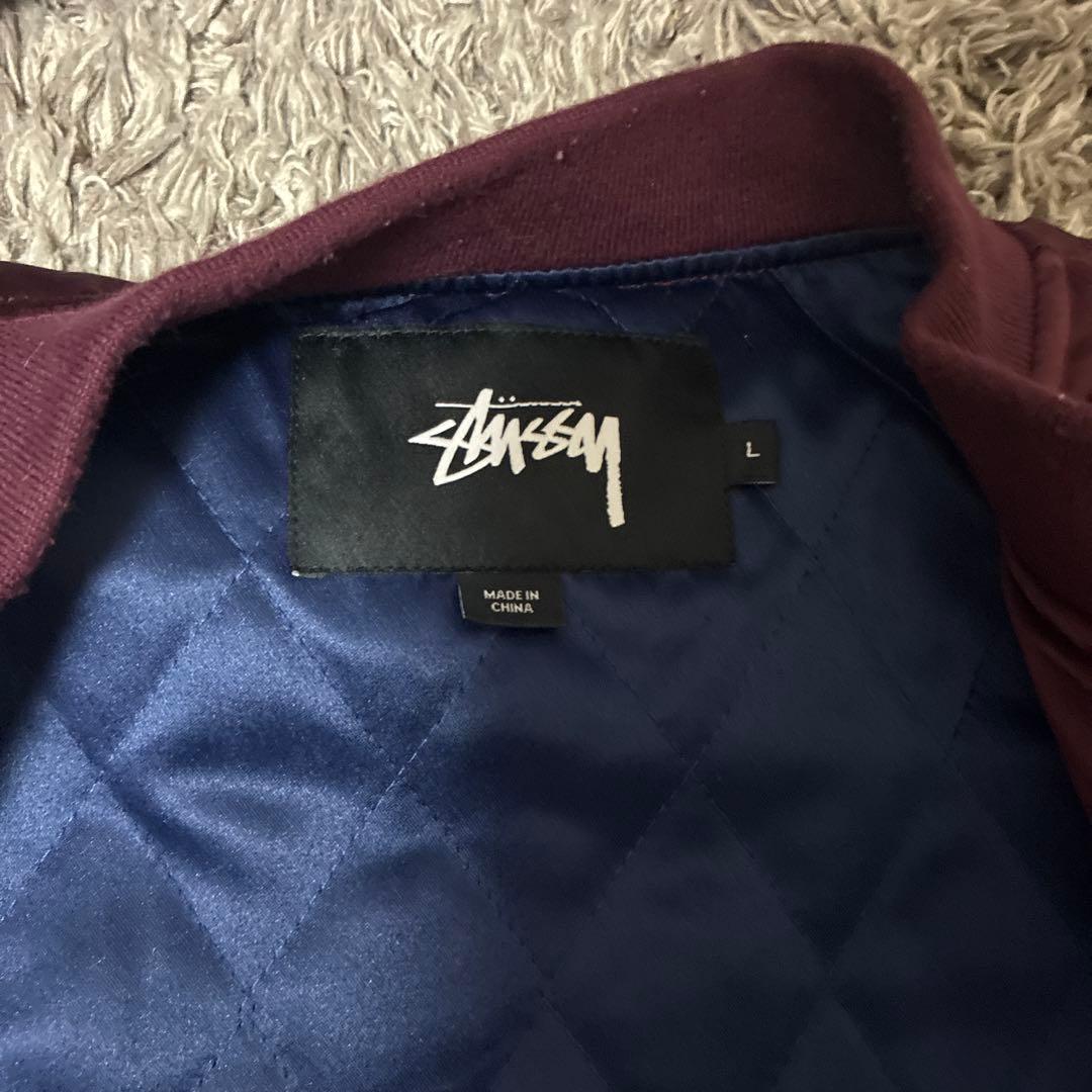Stussy MA-1 フライトジャケット バーガンディ