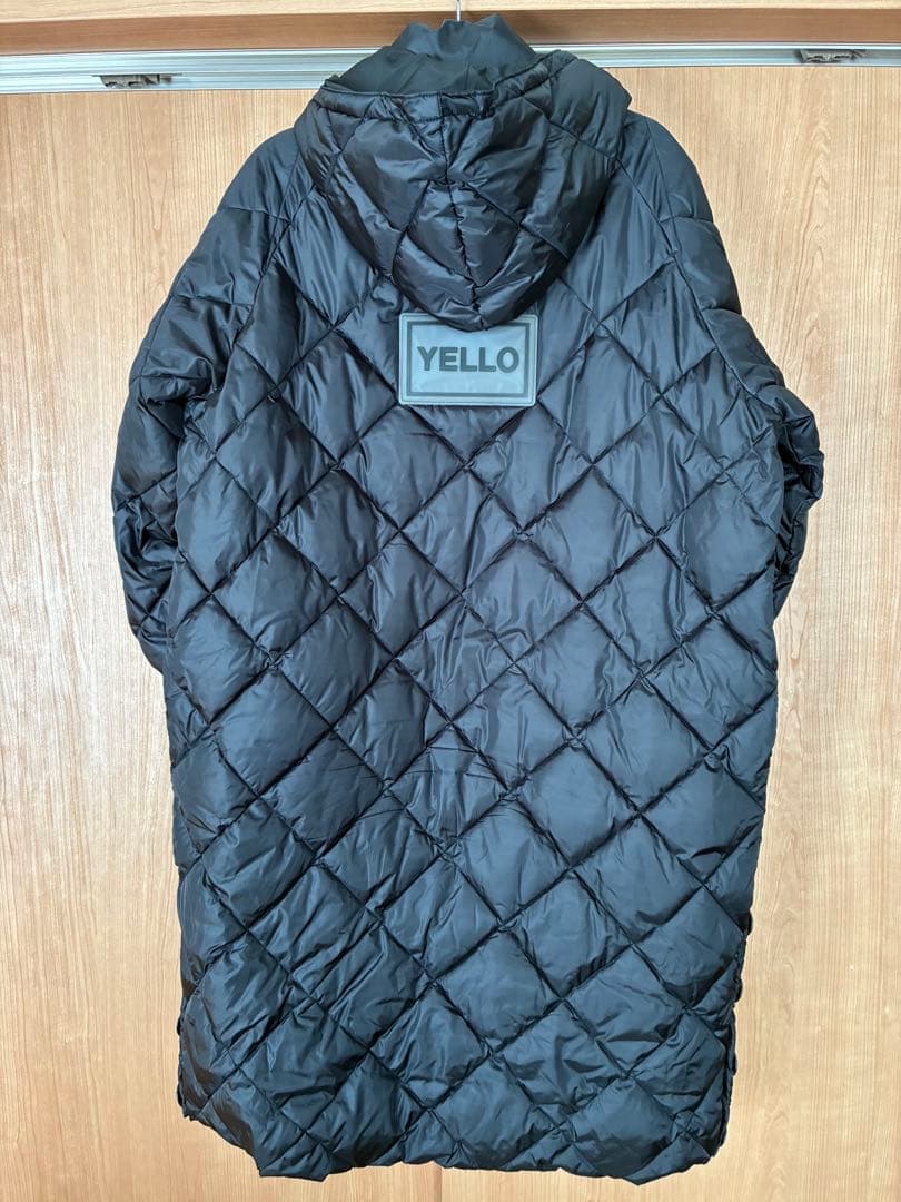 YELLO WINTER BLACK PUFFER COAT ダウンコート