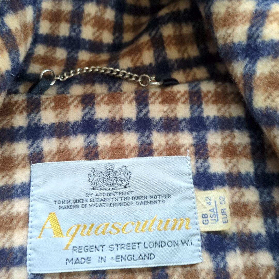 Aquascutum　ダッフルコート　イングランド製