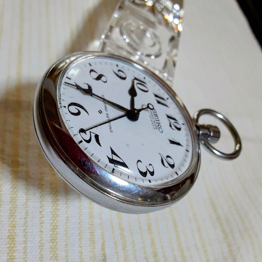 稼働美品　SEIKO 精工舎諏訪1976年プレシジョン懐中時計 21JEWELS
