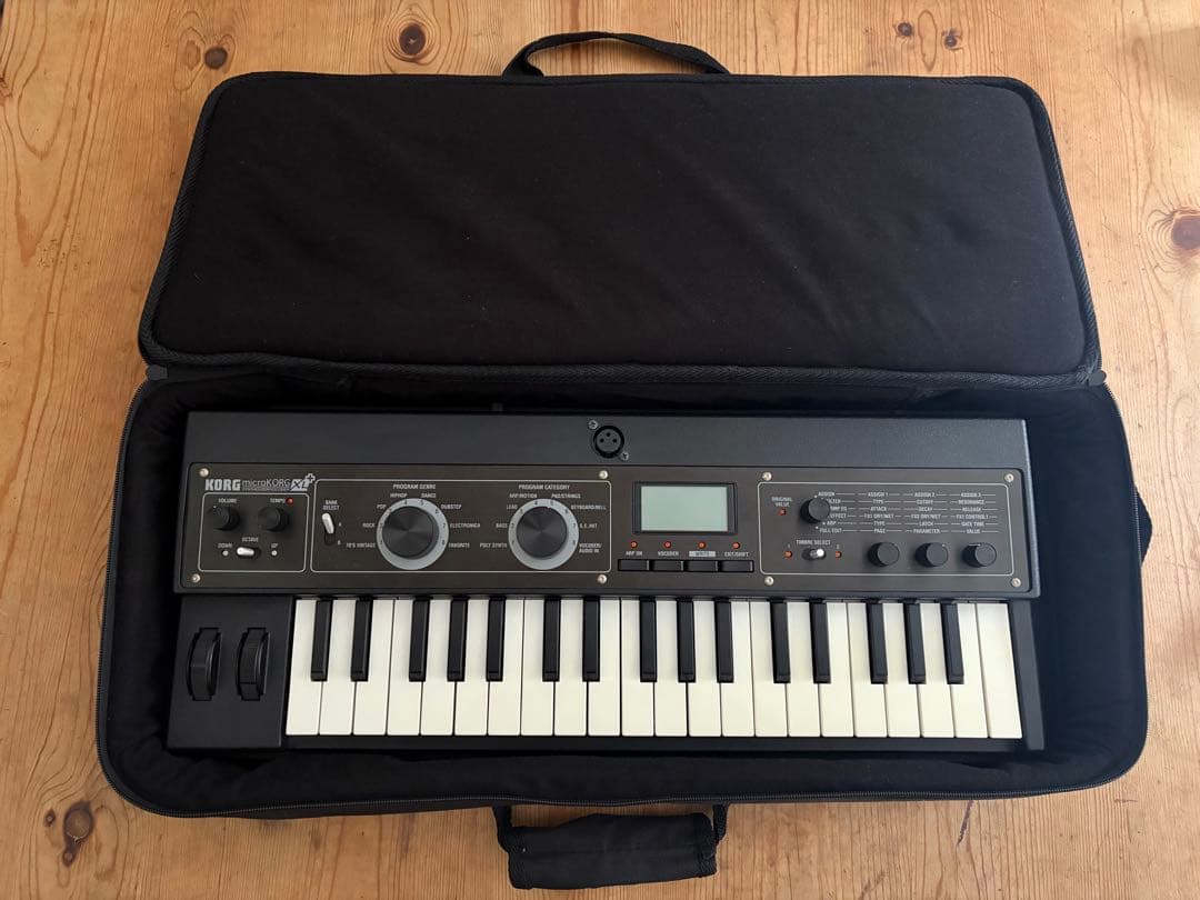 microKORG XL+ KORG コルグ 社外ケース付 マイク欠品
