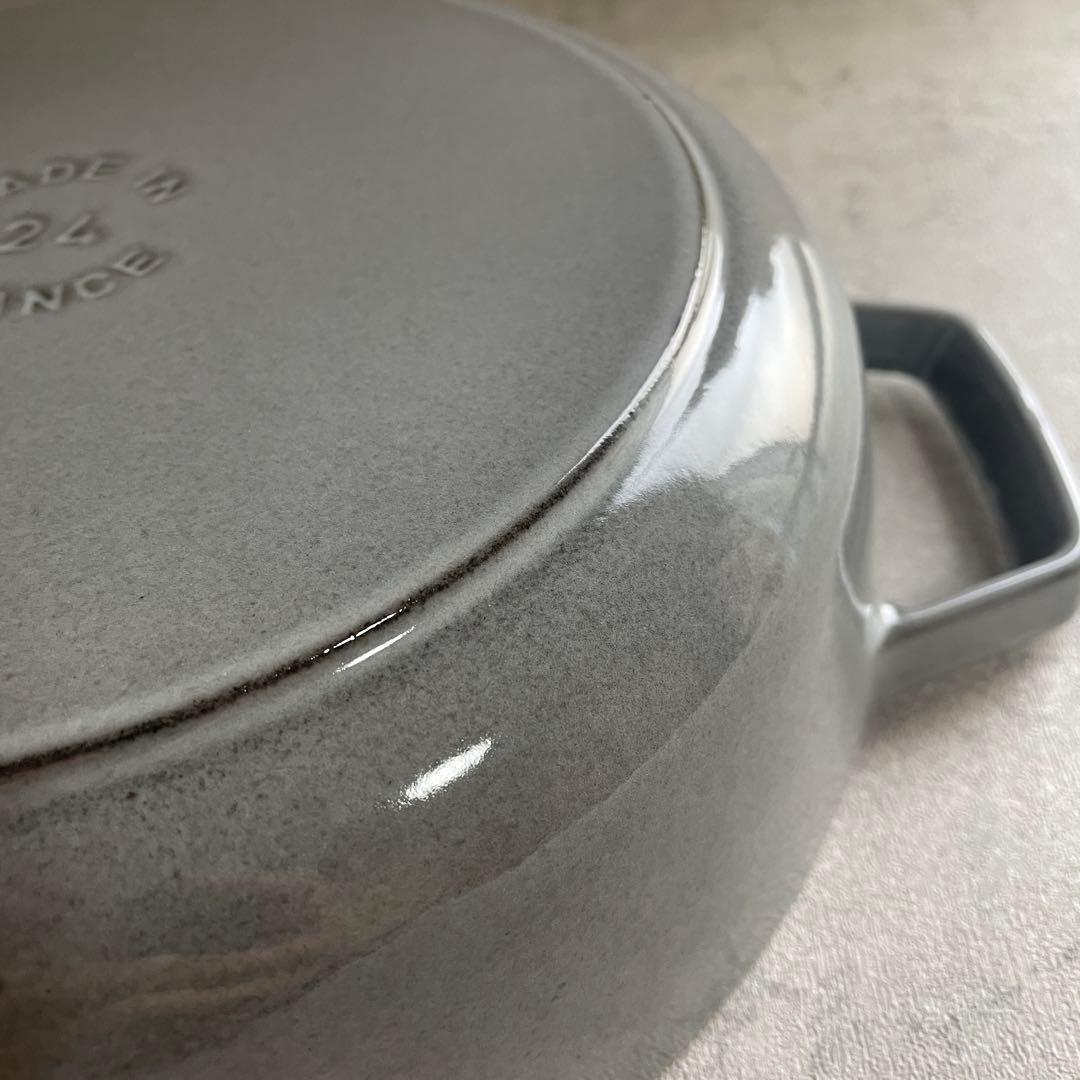 【極美品】ストウブ ブレイザー ソテーパン 24cm グレー