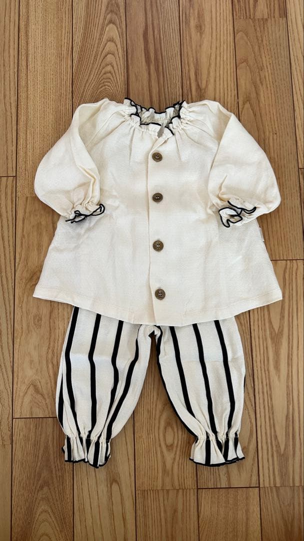MARLMARL lull 1 stripe ナイトウェア 70-80サイズ