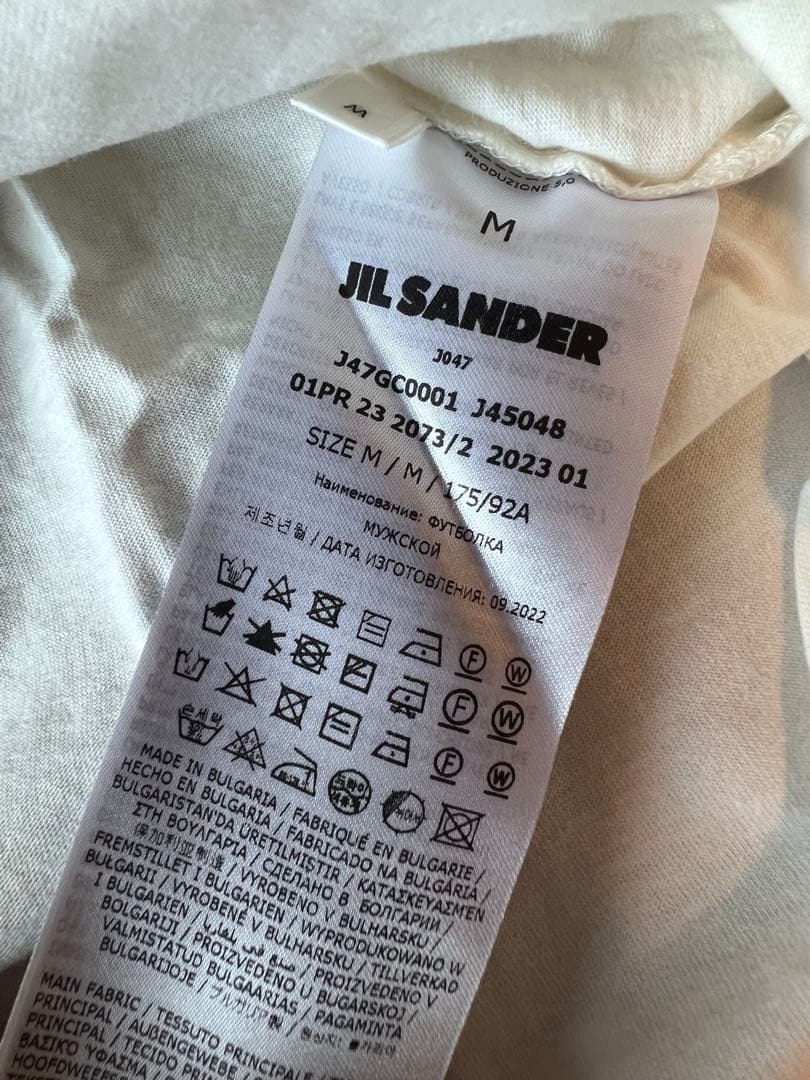 早い者勝ち/ 期間限定値下 【新品未使用】JIL SANDER+ 白 TシャツM