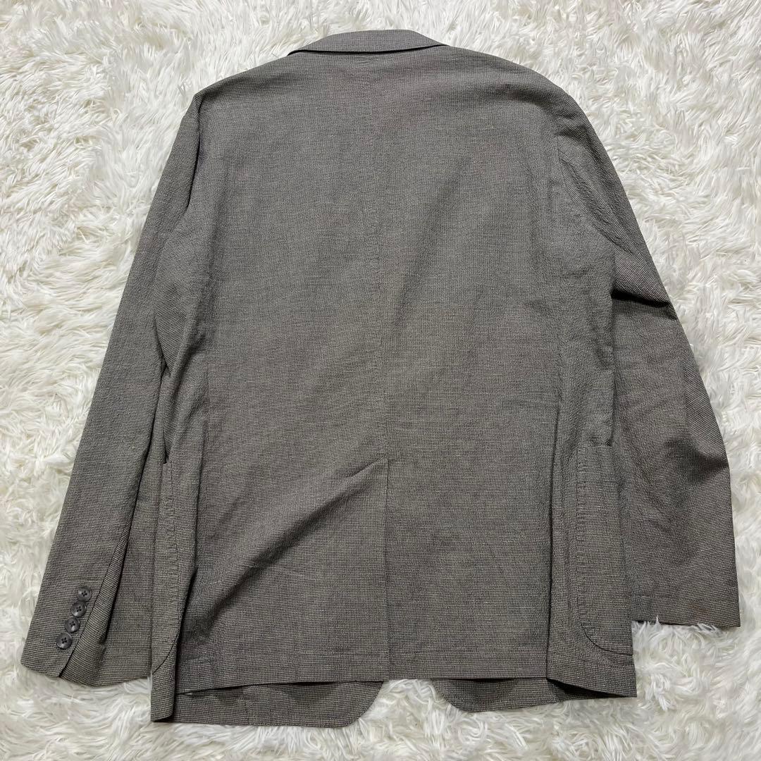 BURBERRY LONDON テーラードジャケット 綿麻 背抜き 春夏 L