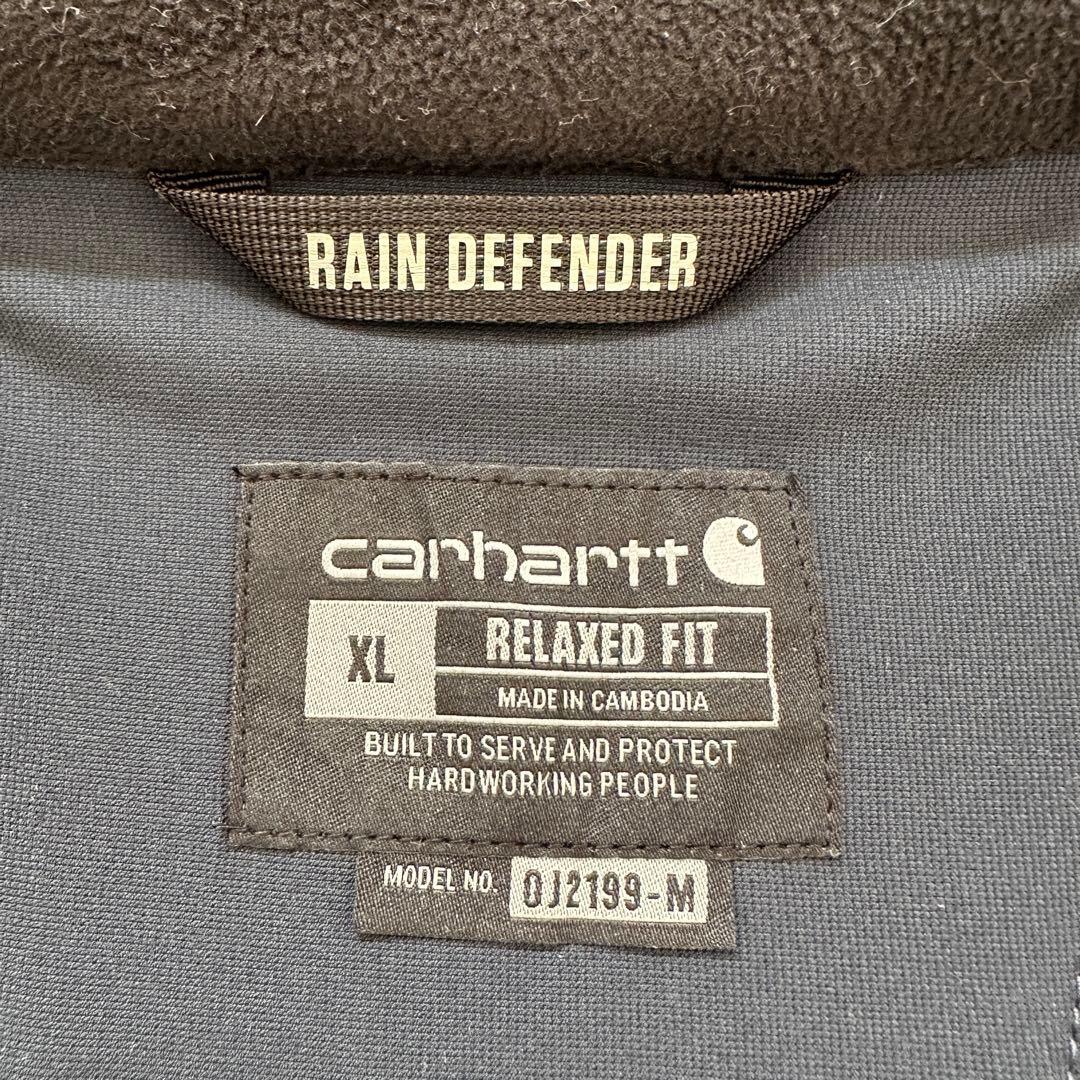 つ*っ様 【Carhartt】カーハート（XL）ソフトシェルジャケット＊企業ロゴ