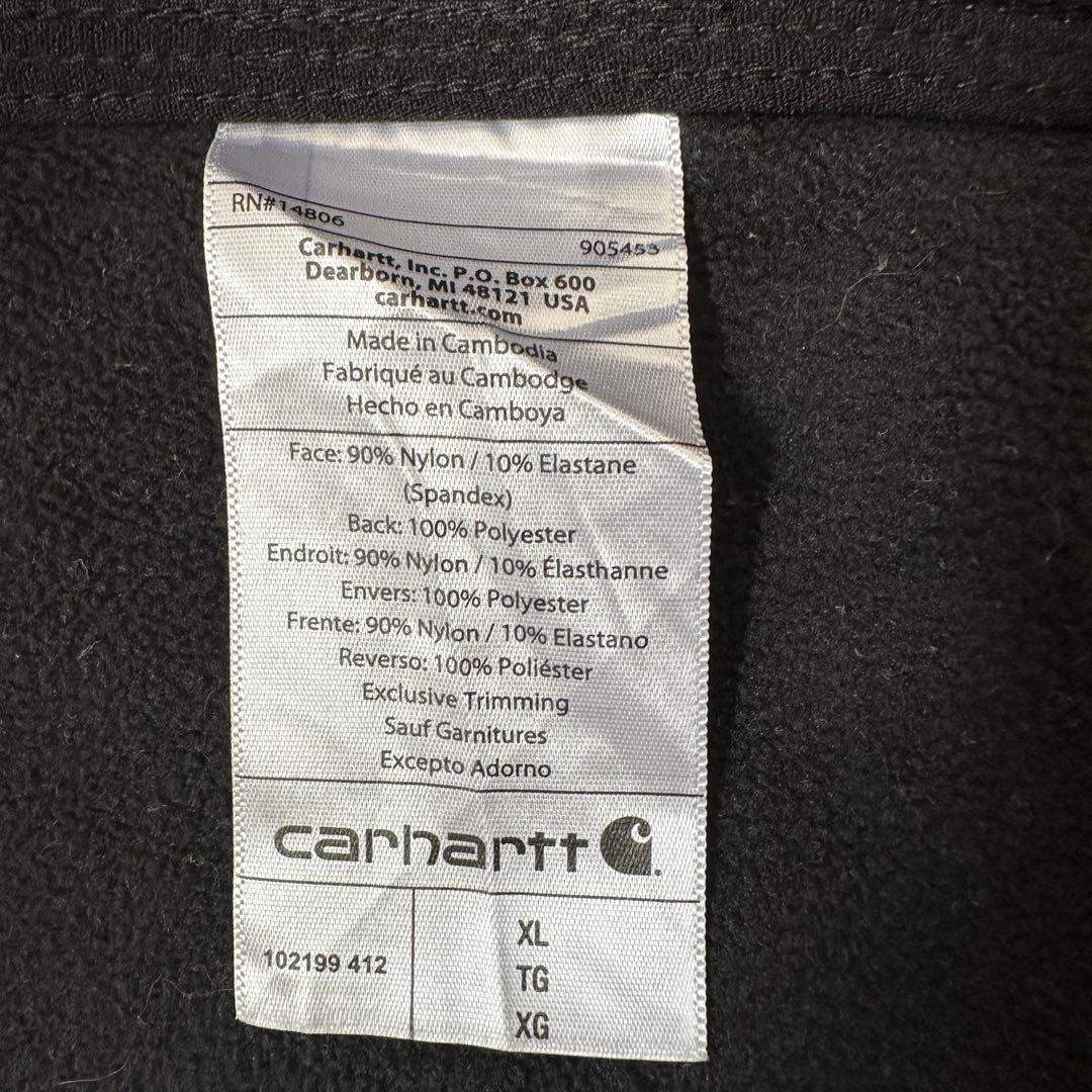 つ*っ様 【Carhartt】カーハート（XL）ソフトシェルジャケット＊企業ロゴ