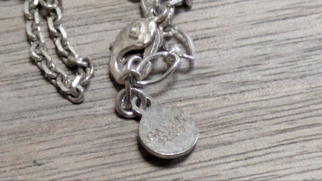 ペ*こ様 希少 GARNI クロッケリーネックレス シルバー925
