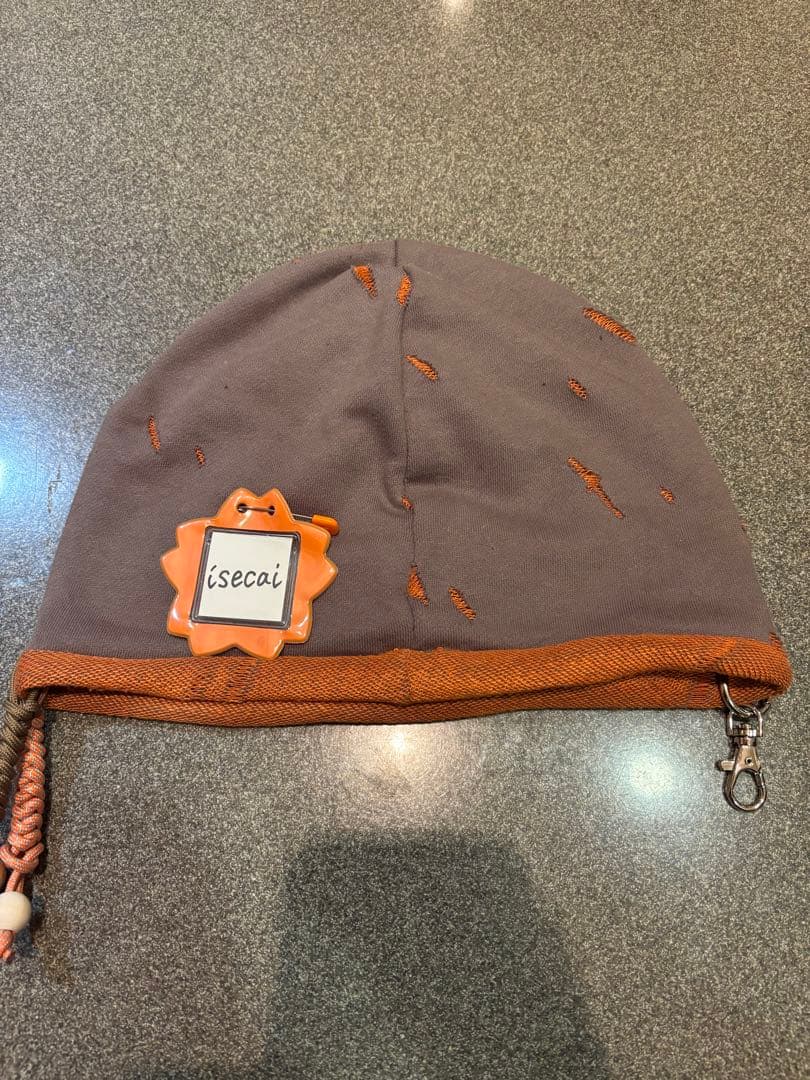 isecai Whimgy Beanie Gray× Orange