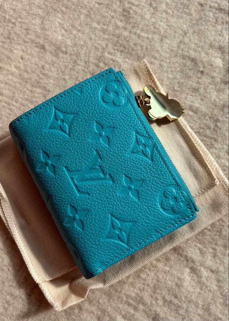 ✨【極美品】ルイ・ヴィトン×村上隆 ポルトフォイユ・リサ カビラブルー 折り財布