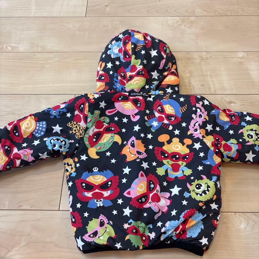 HYSTERIC MINI フード付き リバーシブル ジャケット 90