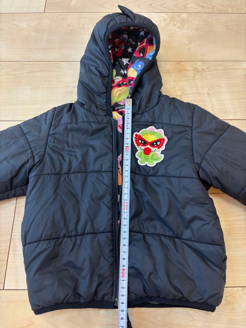 HYSTERIC MINI フード付き リバーシブル ジャケット 90