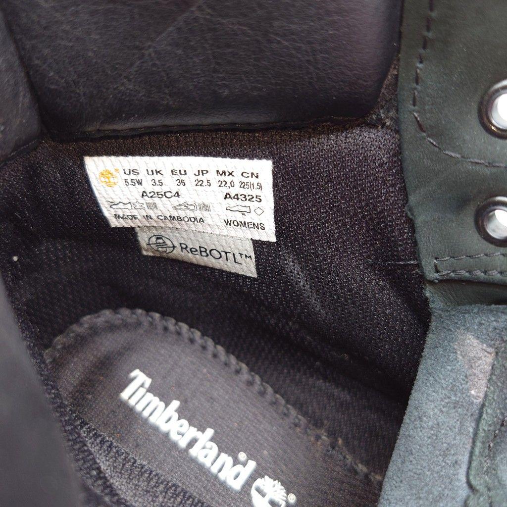 Timberland 6インチ キンズリー ウォータープルーフ 22.5 黒