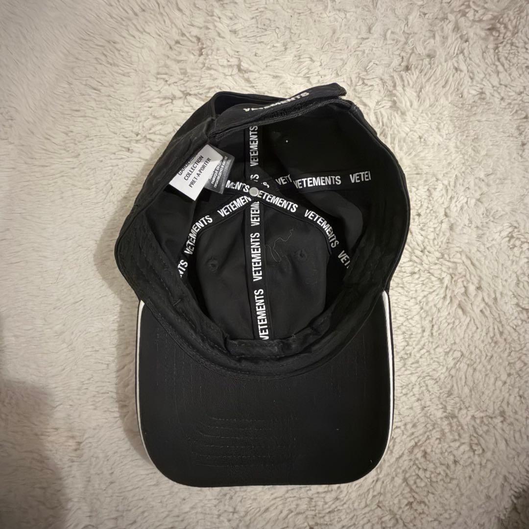 【美品】 24SS VETEMENTS ANARCHY CAP BLK