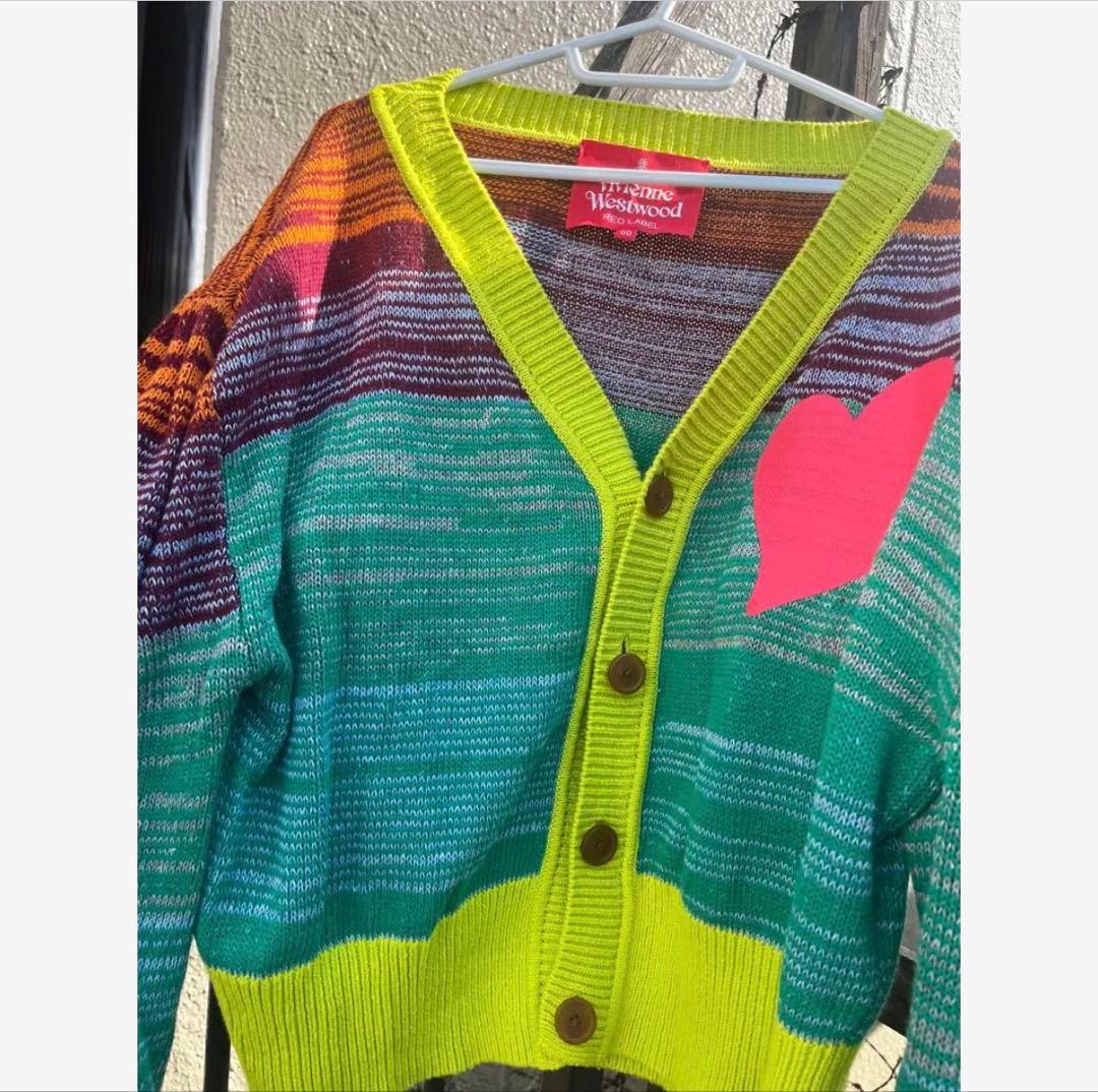 お値下げしましたVivienne Westwood メランジボーダーカーディガン