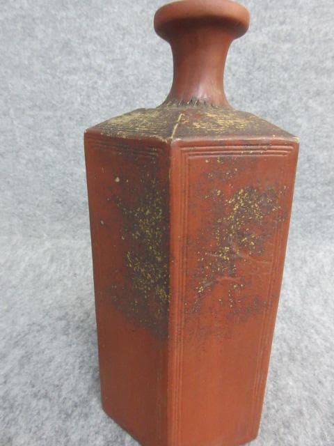 時代物古備前松彫角徳利 [B27166]