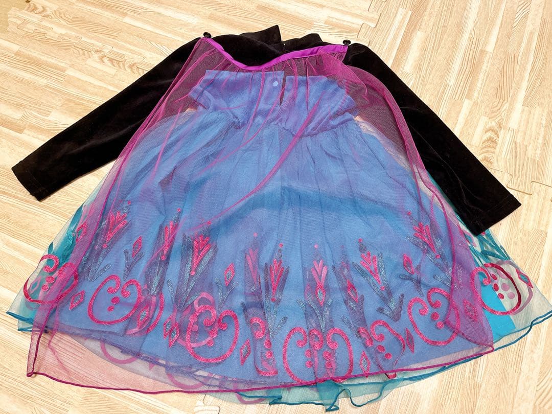 子供用ドレス 100cm エルサ　戴冠式