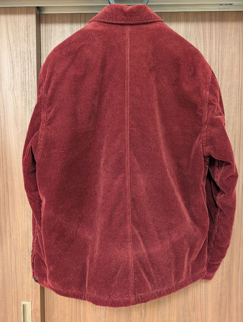 Carhartt WIP ミシガンコート コーデュロイ 裏キルティング ボルドー