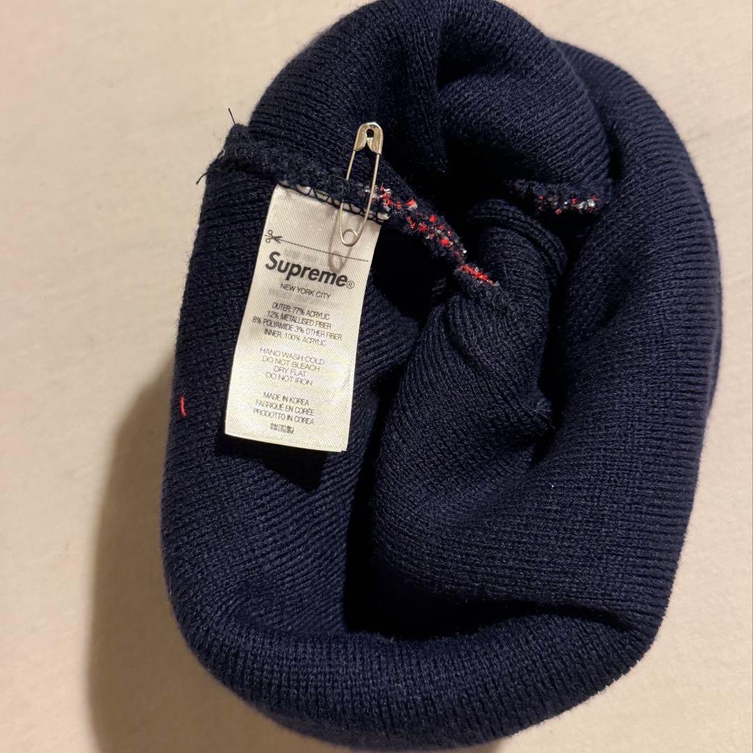 帽子 supreme Heart beanie Navy