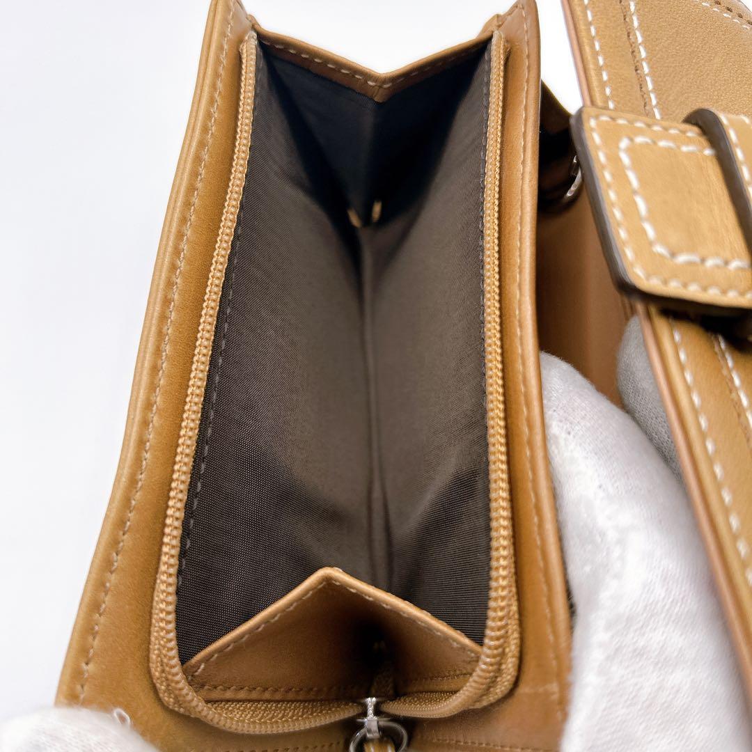 極美品　COACH コーチ　ソーホー　折り財布　ポーチ　キーホルダー　レザー