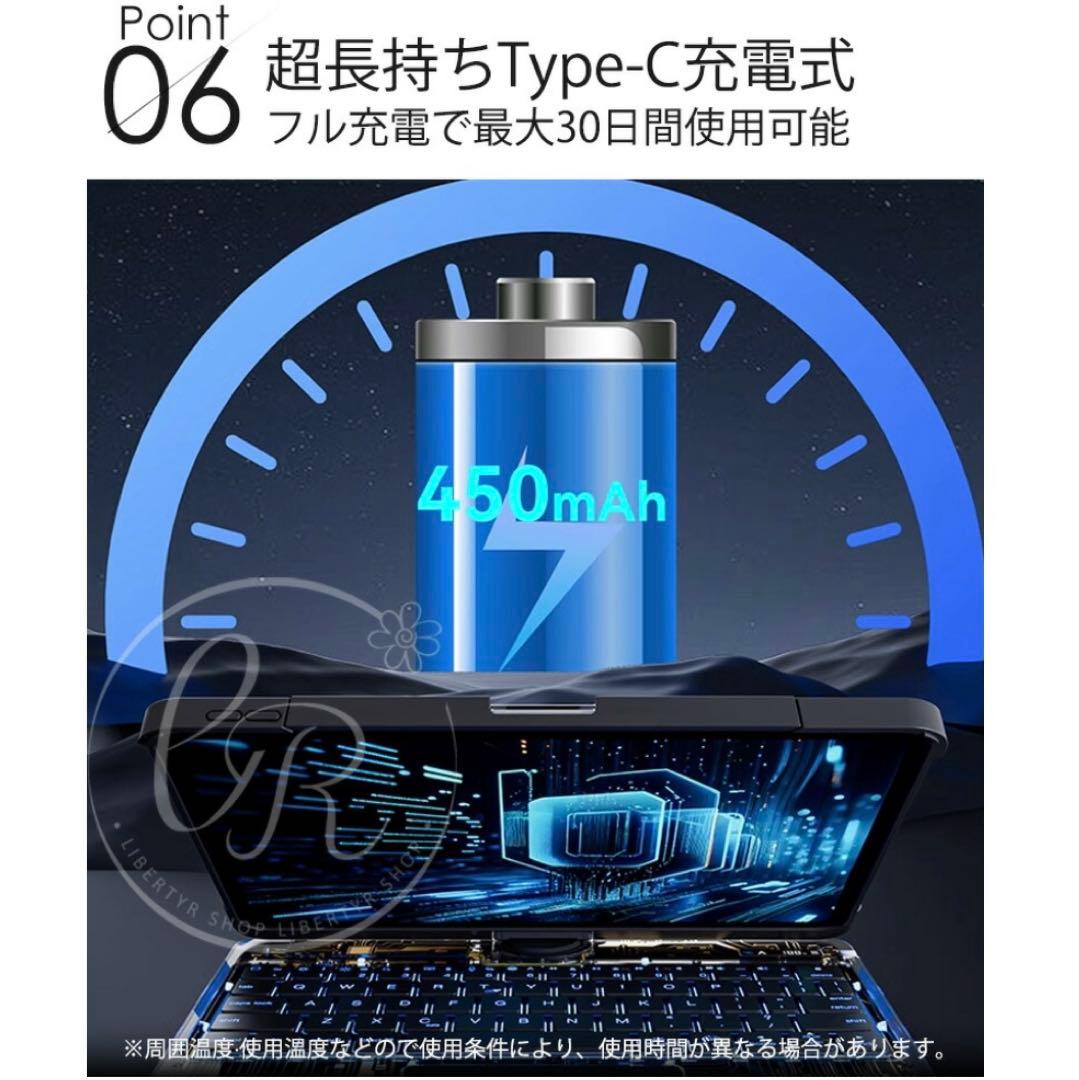 ホワイト iPadケース Bluetoothキーボード 360度回転 説明書付き