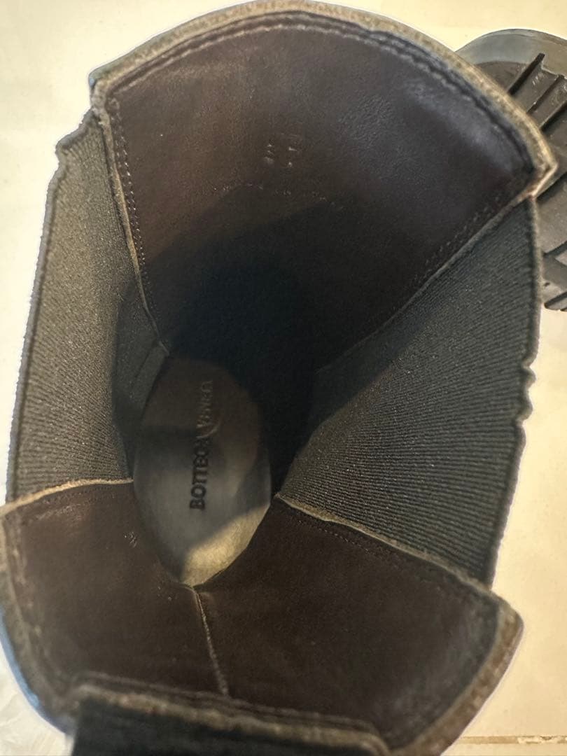 Bottega Veneta ブラック サイドゴアブーツ ブーツ　37