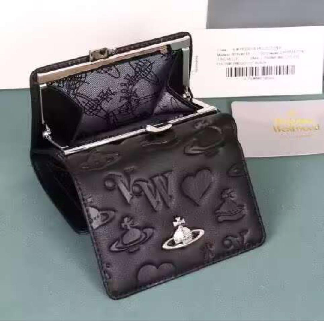Vivenne Westwood ☆三つ折り財布☆黒·