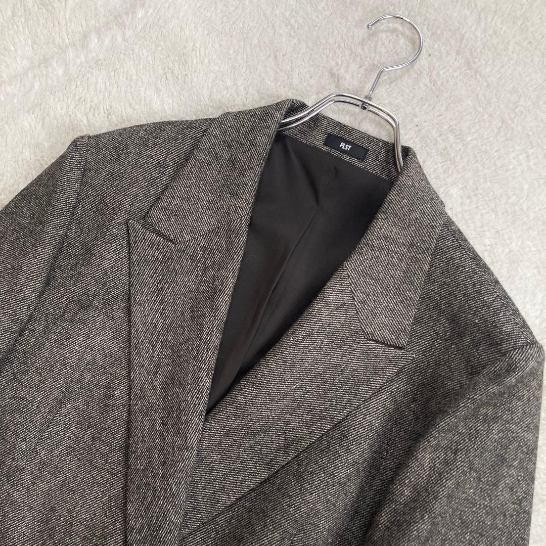 極美品・24AW・完売品✨PLST　ウールブレンドリラクシーダブルジャケット