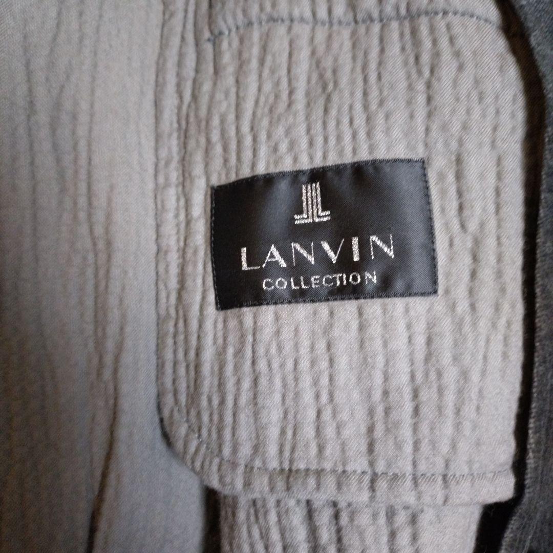 T*様 LANVIN COLLECTIONダークグレー 絞りコーデュロイ ジャケ