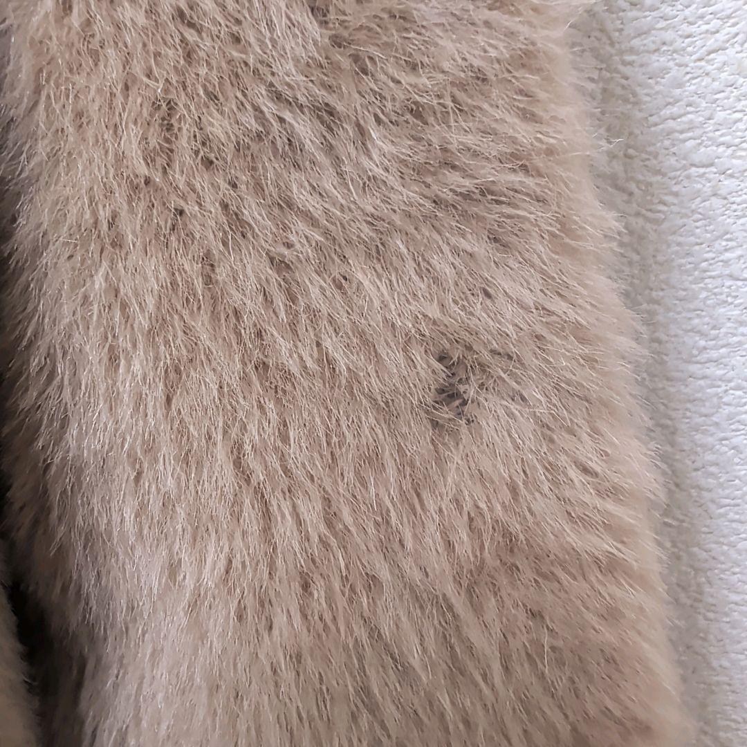 Leilian レリアン アルパカ65% ロングコート 11号 ベージュ 日本製