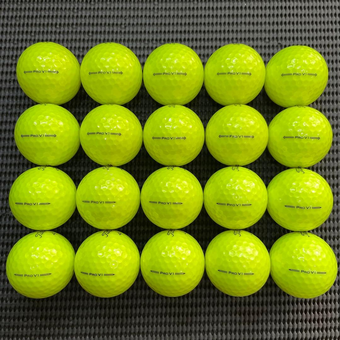 【タイトリスト PROV1★A】カラーロストボール 20個