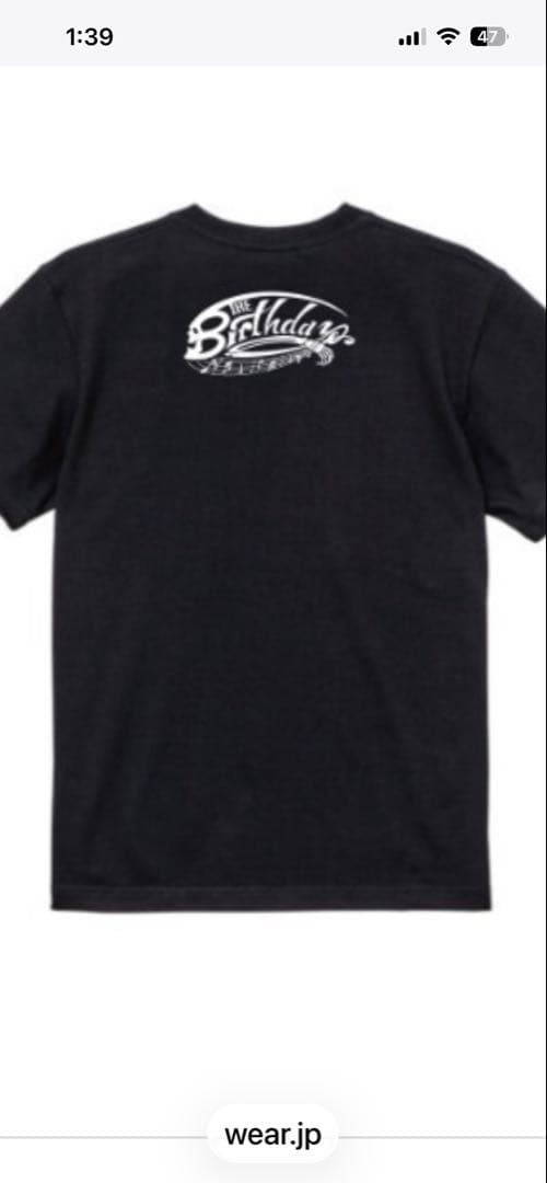 THE BIRTHDAY Tシャツ カラフルスカル Lサイズ