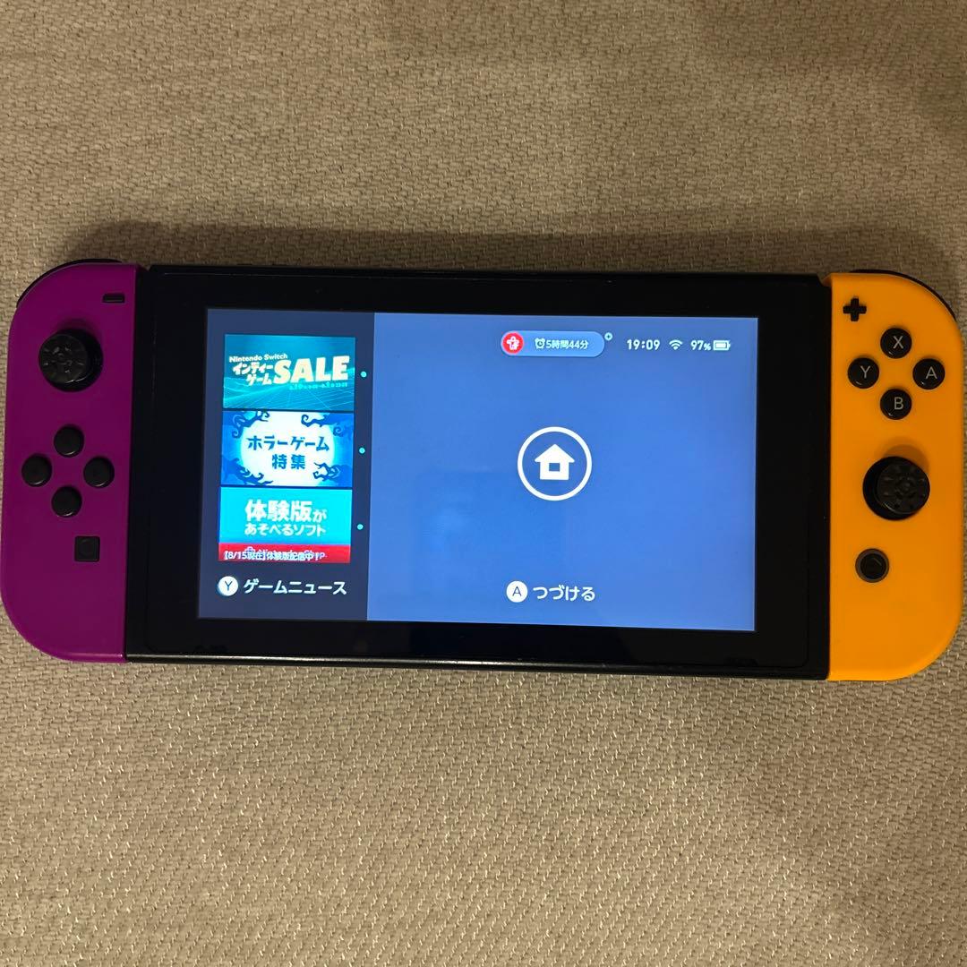 Nintendo Switch 本体 パープル/イエロー