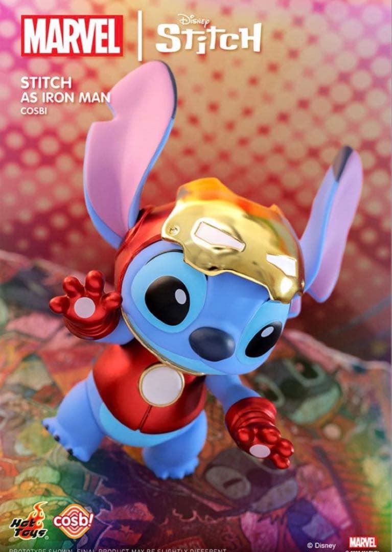 【セット】cosbi コスビ　スティッチ　Marvel マーベル　アイアンマン