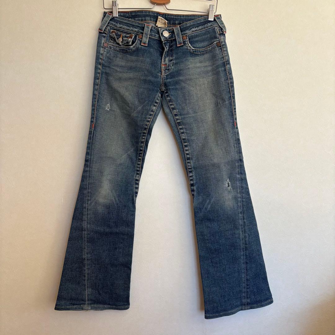【TRUERELIGION】28 JOEY フレアデニムパンツ