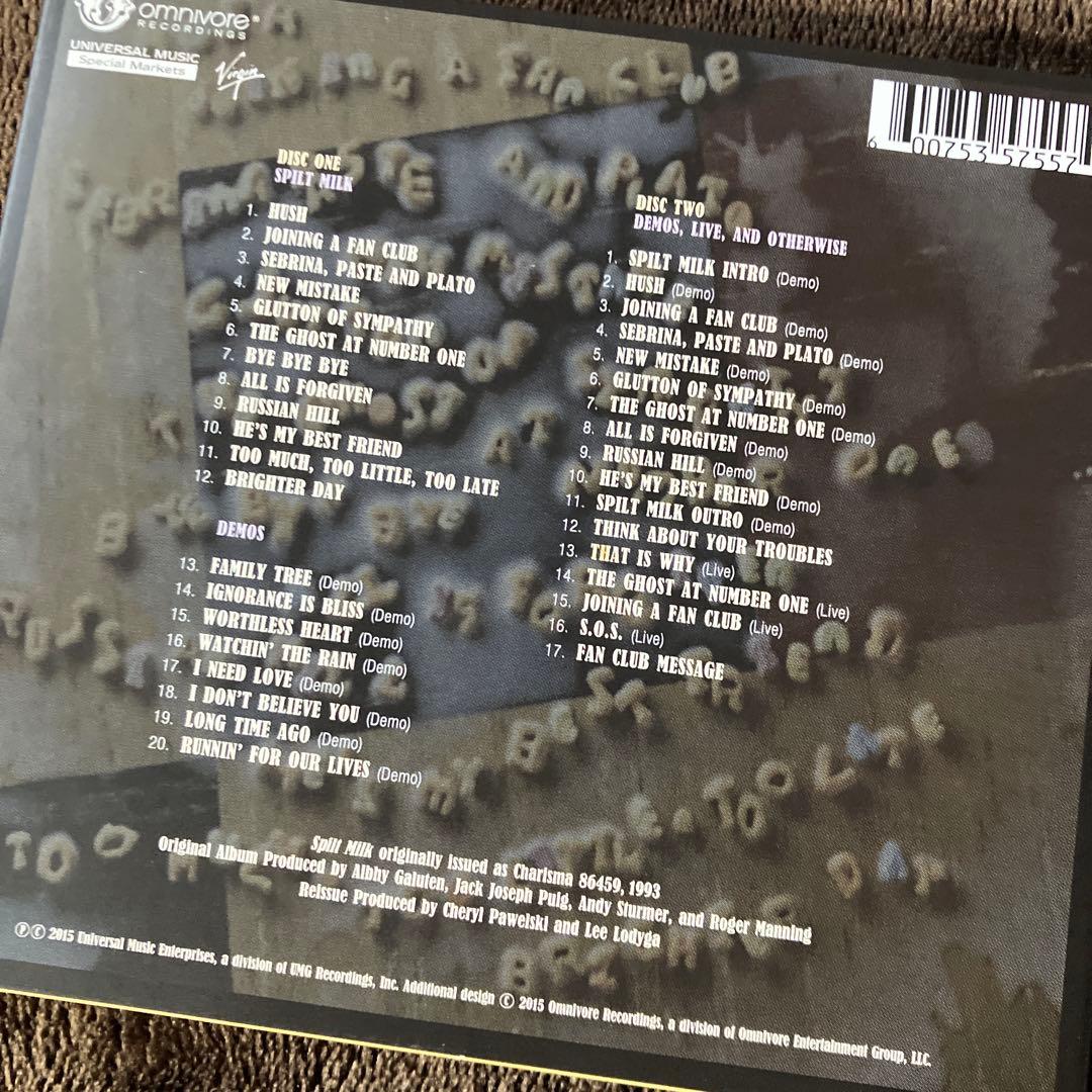ジェリーフィッシュ リマスター Jellyfish Spilt Milk 2CD