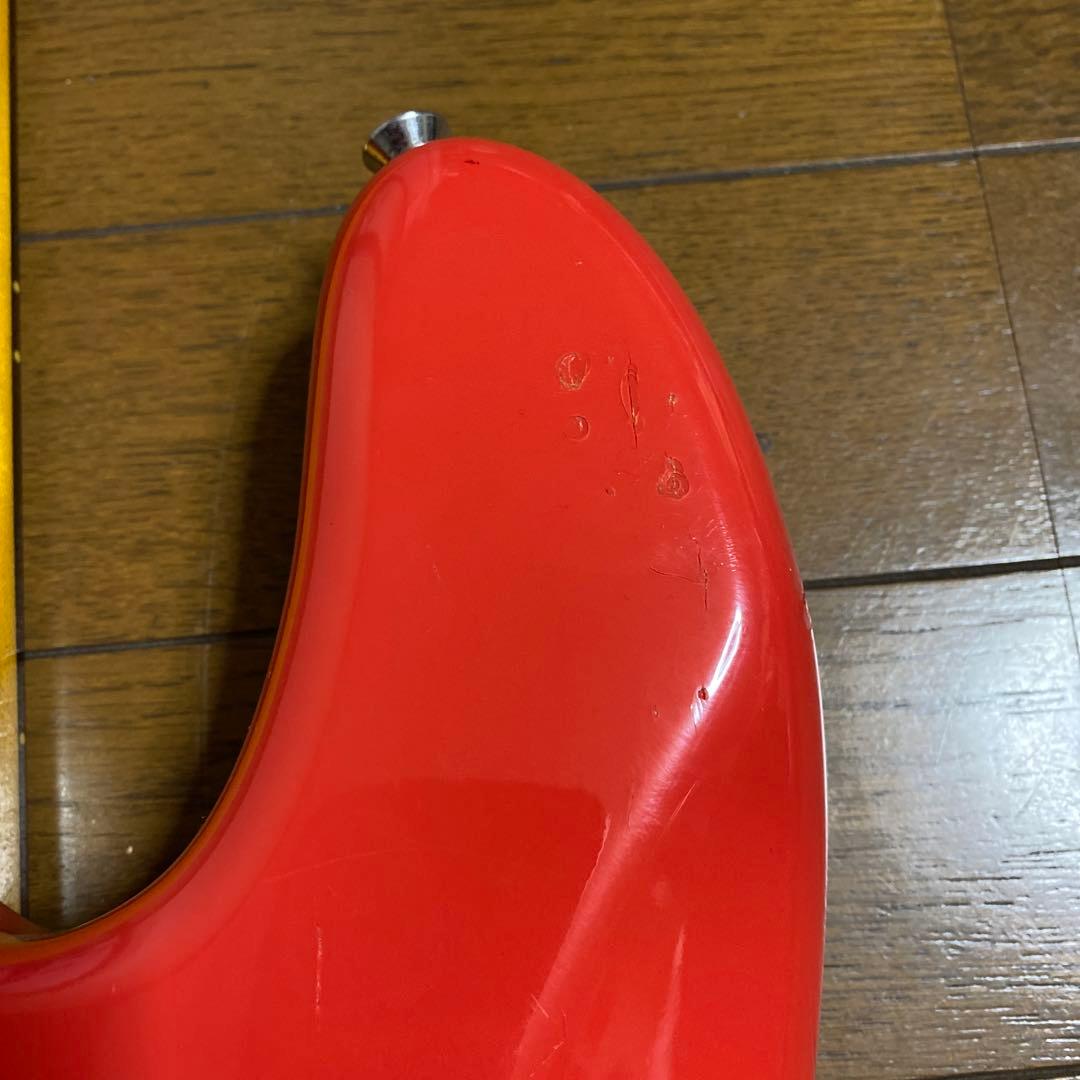 Squier Precision Bass 赤