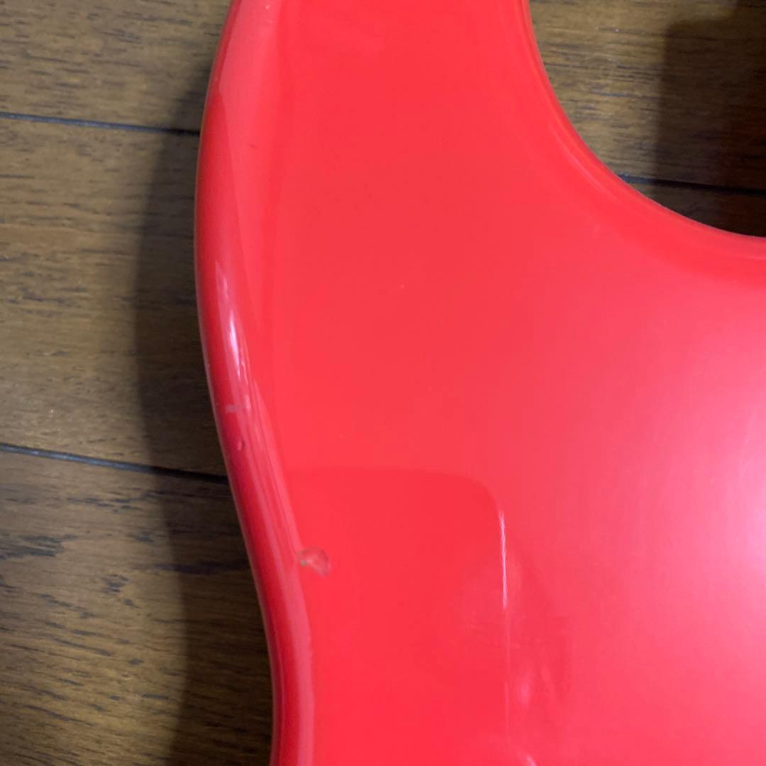 Squier Precision Bass 赤