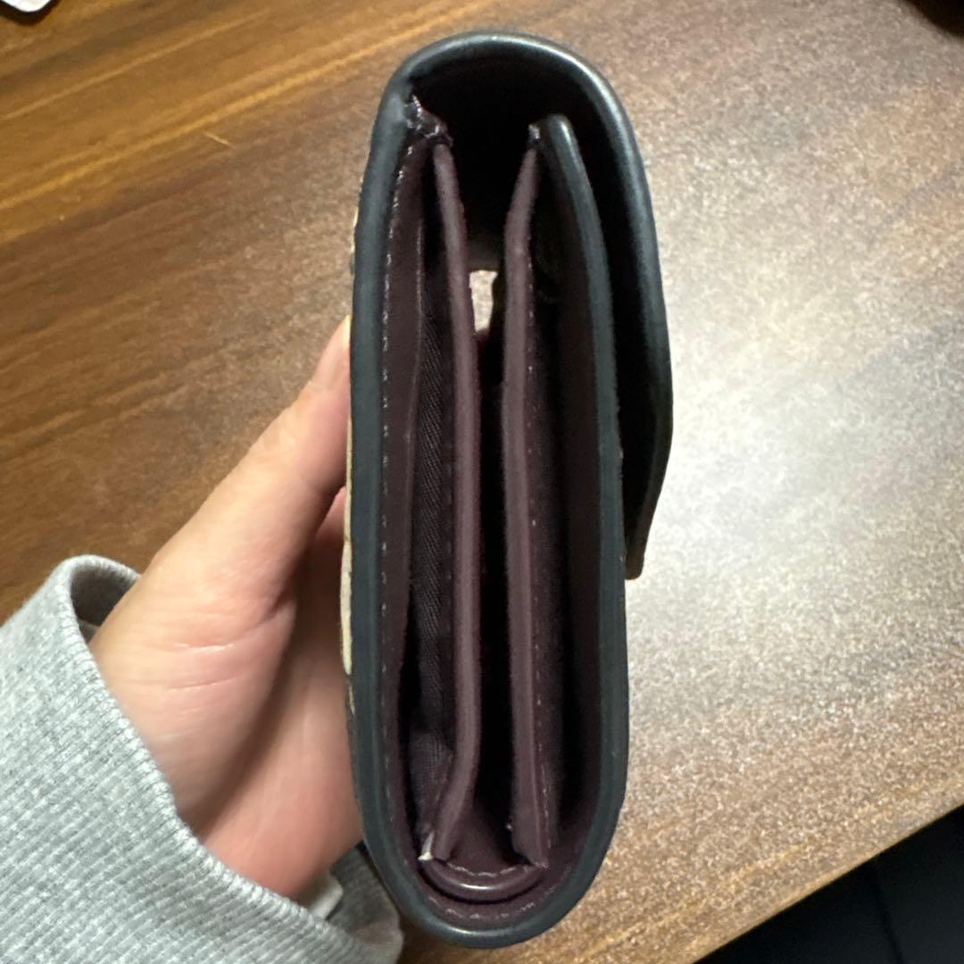 COACH デイジー柄 三つ折り財布