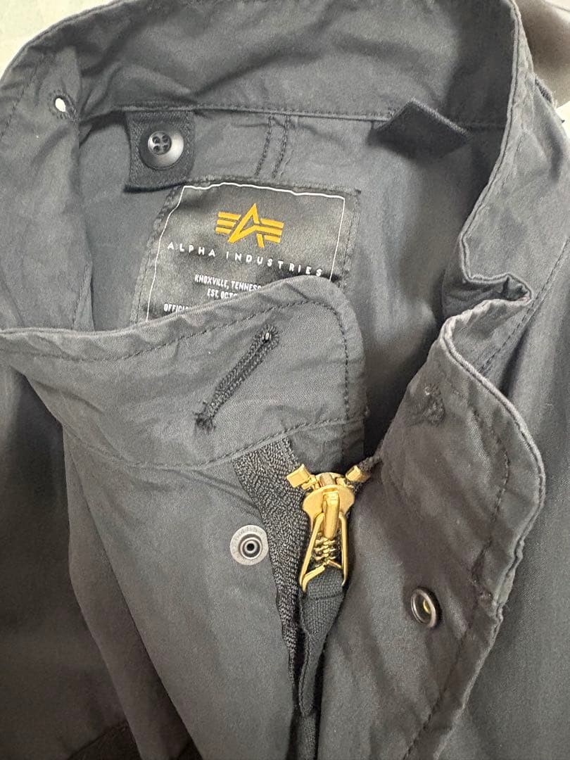 Alpha industries モッズコート M 黒 TA1627-001
